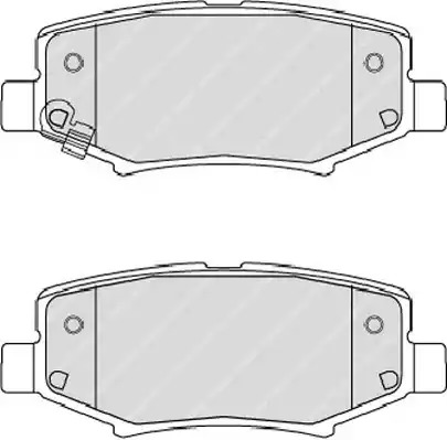 Комплект тормозных колодок FERODO FDB4239 (24602, 24603)