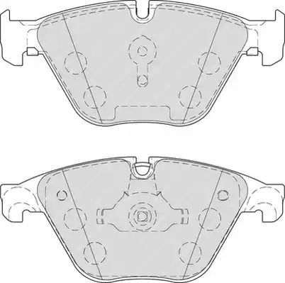 Комплект тормозных колодок FERODO FDB4382 (23313, 24688)