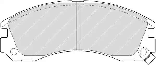 Комплект тормозных колодок FERODO FDB765 (21363, 21768, 21769)