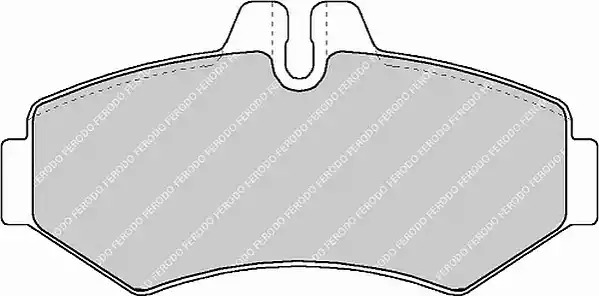 Комплект тормозных колодок FERODO FVR1306 (23021, FDB1306)