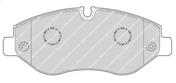 Комплект тормозных колодок FERODO FVR4469 (29192)