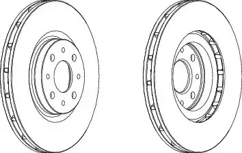 Тормозной диск FERODO DDF1122 (DDF1122, DDF1122-1)