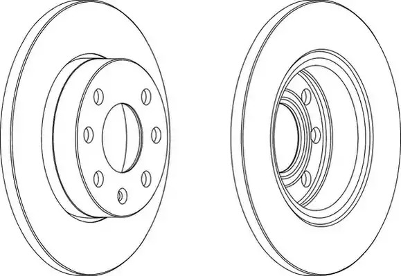 Тормозной диск FERODO DDF116 (DDF116, DDF116C-1, DDF116-1, DDF116C)