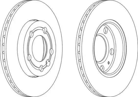 Тормозной диск FERODO DDF1164 (DDF1164, DDF1164-1)