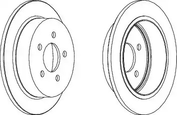 Тормозной диск FERODO DDF1186 (DDF1186, DDF1186-1)