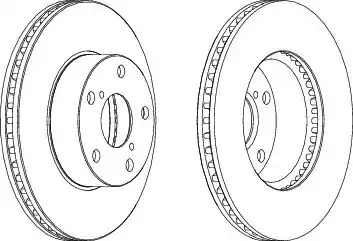 Тормозной диск FERODO DDF1216 (DDF1216, DDF1216-1, DDF1216C)