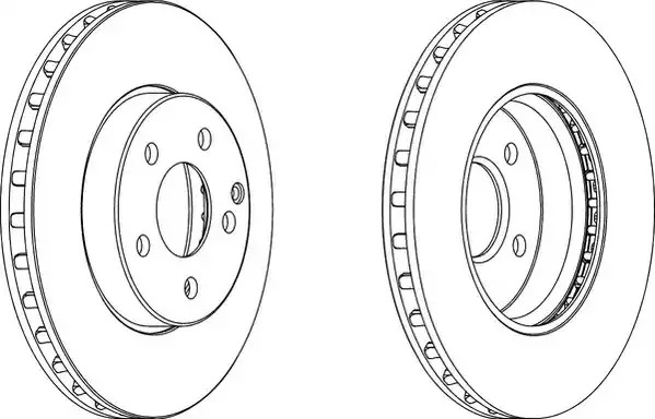 Тормозной диск FERODO DDF1252 (DDF1252, DDF1252-1)