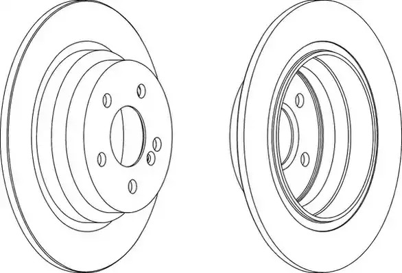 Тормозной диск FERODO DDF1308C (DDF1308C, DDF1308C-1)