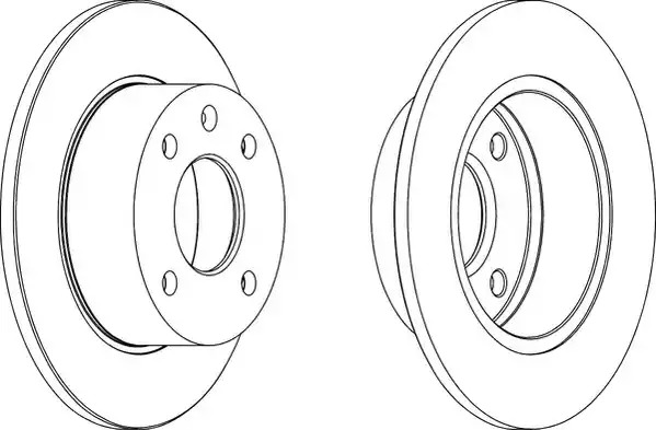 Тормозной диск FERODO DDF135 (DDF135, DDF135-1)