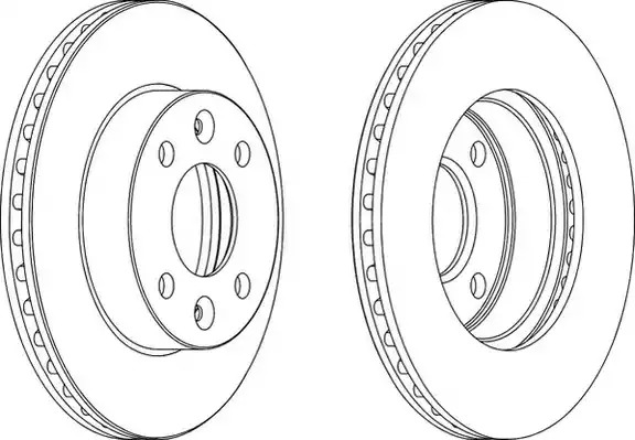 Тормозной диск FERODO DDF1521 (DDF1521, DDF1521-1)