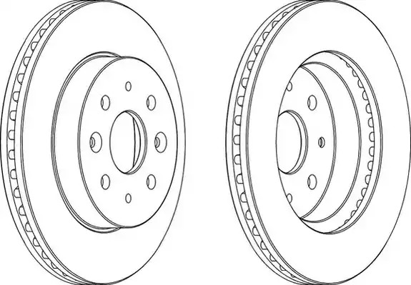 Тормозной диск FERODO DDF1542 (DDF1542, DDF1542-1)