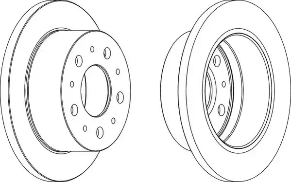 Тормозной диск FERODO DDF1574 (DDF1574, DDF1574-1, DDF1574C, DDF1574C-1)