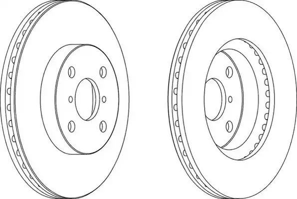 Тормозной диск FERODO DDF1587 (DDF1587, DDF1587-1, DDF1587C, DDF1587C-1)