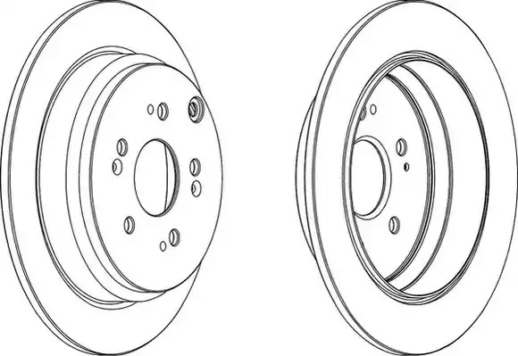 Тормозной диск FERODO DDF1608 (DDF1608, DDF1608-1)