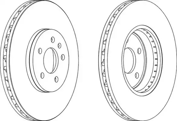 Тормозной диск FERODO DDF1664 (DDF1664, DDF1664-1)