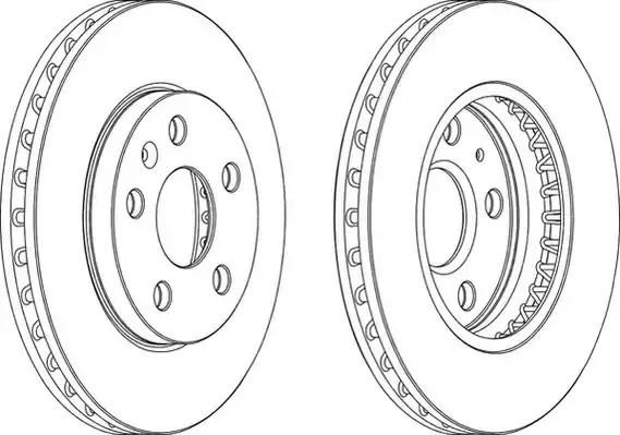 Тормозной диск FERODO DDF1721C (DDF1721C, DDF1721C-1)