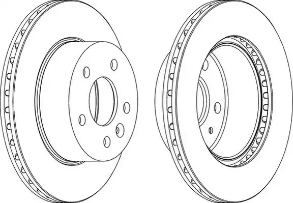 Тормозной диск FERODO DDF860 (DDF860, DDF860C-1, DDF860-1, DDF860C)