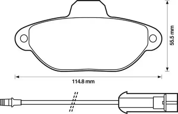 Комплект тормозных колодок JURID 571523D (21436, 571523)