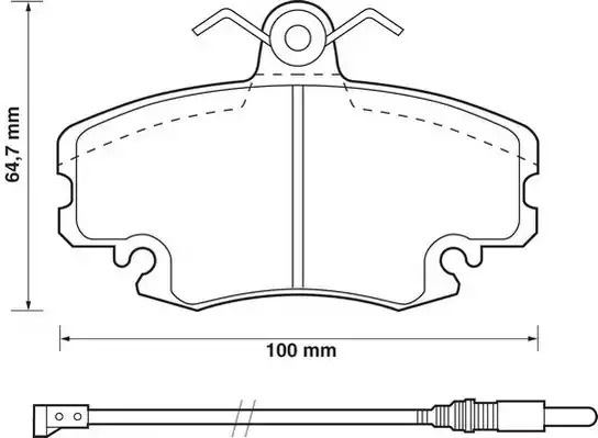 Комплект тормозных колодок JURID 571526D (21463, 571526)