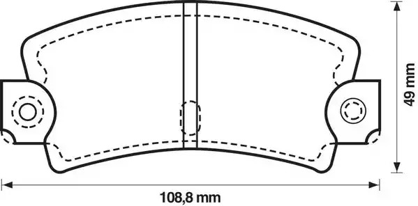 Комплект тормозных колодок JURID 571243J (20336, 20338, 571243)