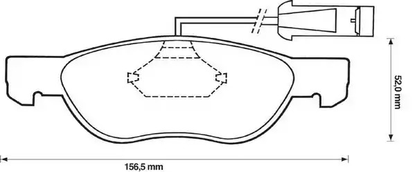 Комплект тормозных колодок JURID 571883J (21927, 571883)