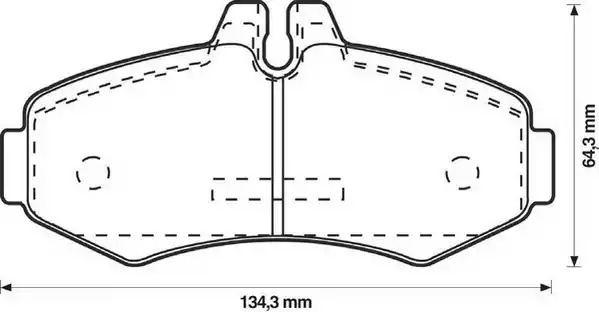 Комплект тормозных колодок JURID 571946J (23022, 571946)