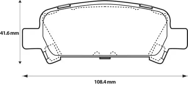 Комплект тормозных колодок JURID 572424J (23572, 572424)