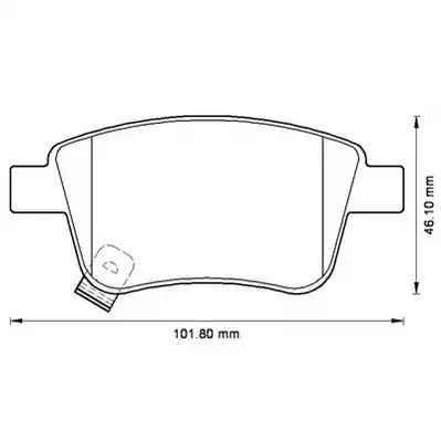 Комплект тормозных колодок JURID 572516J (23620, 572516)