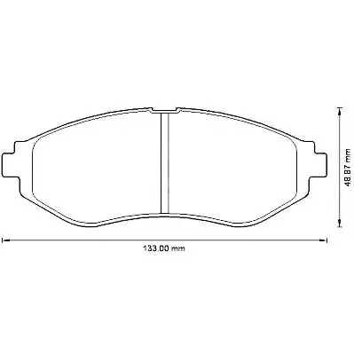 Комплект тормозных колодок JURID 572539J (23974, 572539)