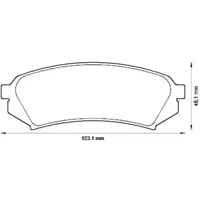 Комплект тормозных колодок JURID 572548J (23539, 572548)