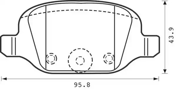 Комплект тормозных колодок JURID 573019J (23601, 573019)