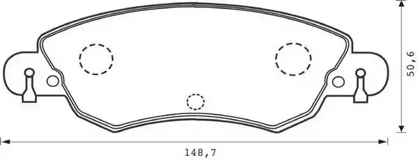 Комплект тормозных колодок JURID 573026J (23276, 573026)