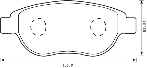 Комплект тормозных колодок JURID 573031J (23600, 573031)