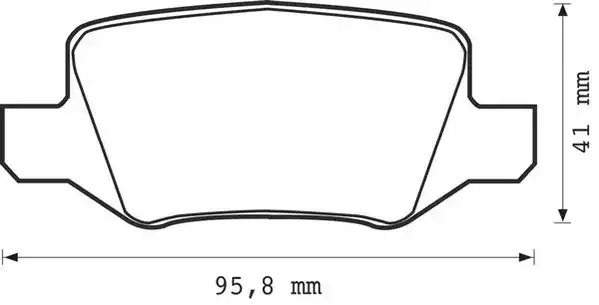 Комплект тормозных колодок JURID 573082J (23138, 573082)