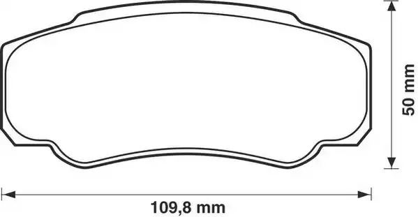 Комплект тормозных колодок JURID 573115J (23921, 573115)