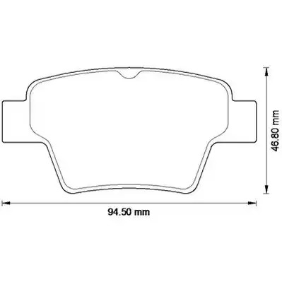 Комплект тормозных колодок JURID 573235J (24150, 573235)