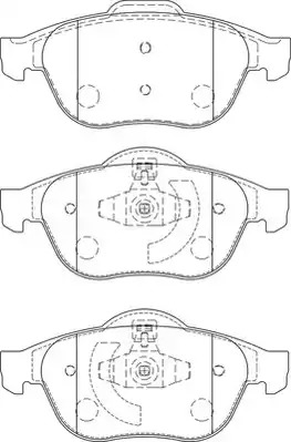 Комплект тормозных колодок JURID 573245J (23245, 573245)