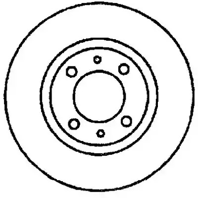 Тормозной диск JURID 561074J (561074)