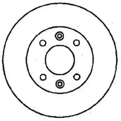 Тормозной диск JURID 561235JC (561235)