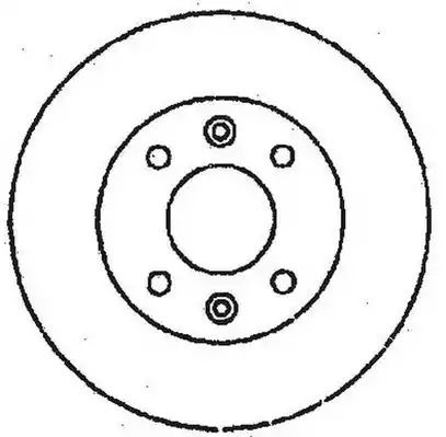 Тормозной диск JURID 561364JC (561364)