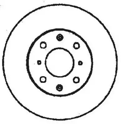 Тормозной диск JURID 561383JC (561383)