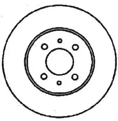 Тормозной диск JURID 561469JC (561469)