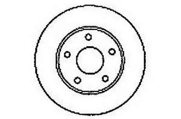 Тормозной диск JURID 561549JC (561549)