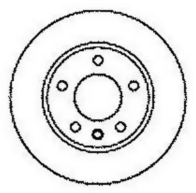 Тормозной диск JURID 561609JC (561609)