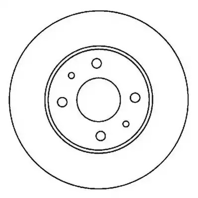 Тормозной диск JURID 562024JC (562024)