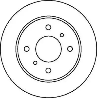 Тормозной диск JURID 562032JC (562032)