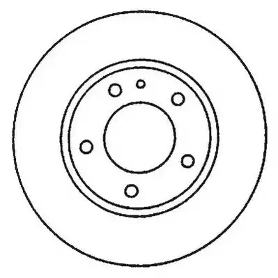 Тормозной диск JURID 562048JC (562048)