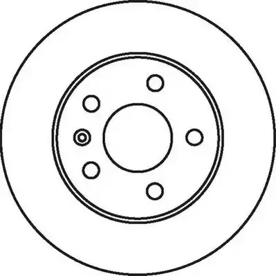 Тормозной диск JURID 562072JC (562072)