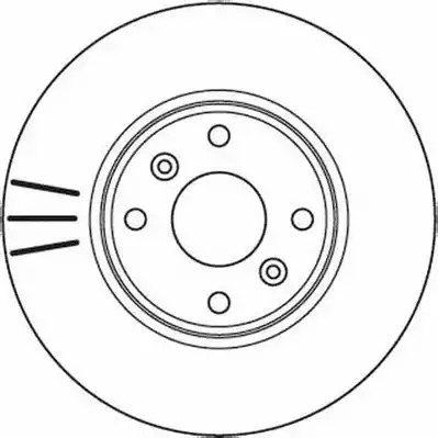Тормозной диск JURID 562103JC (562103)