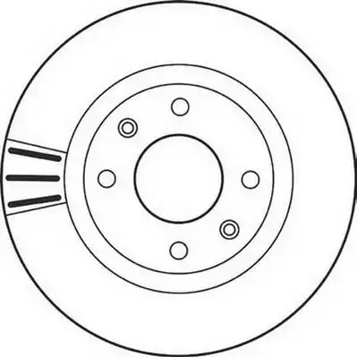Тормозной диск JURID 562128JC (562128)